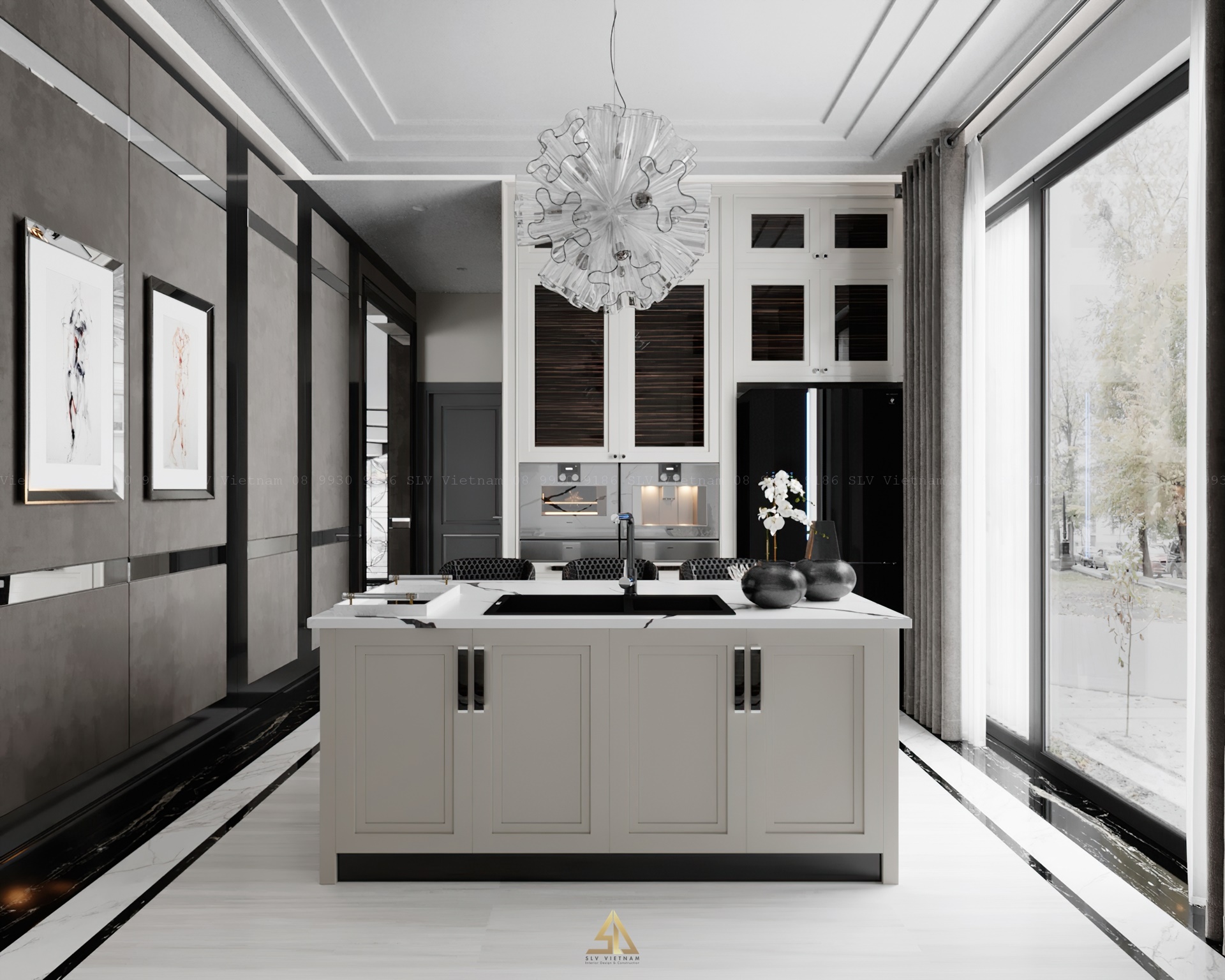 Noi-that-biet-thu-tan-co-dien-quan-7-view-phong-bep-2