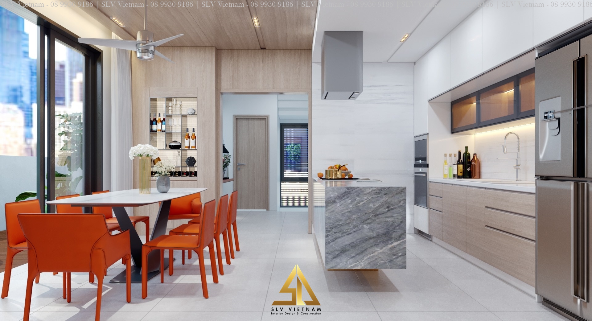 Bếp chính (view 2) SLV Vietnam