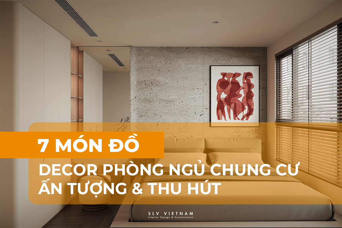 Những món đồ decor phòng ngủ chung cư