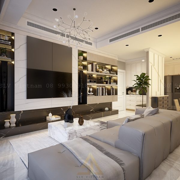 Thiết kế nội thất căn hộ D'Edge Thảo Điền