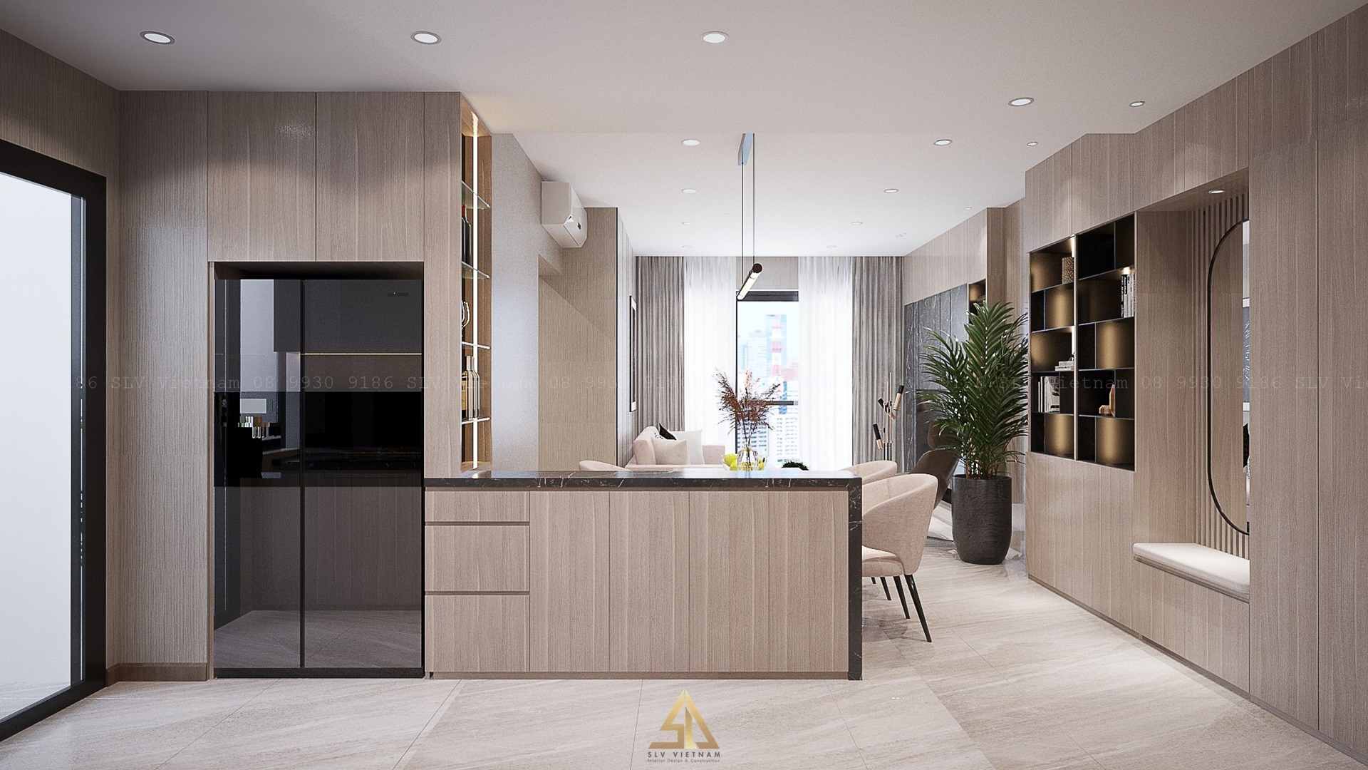 Tủ bếp căn hộ 2PN Feliz En Vista