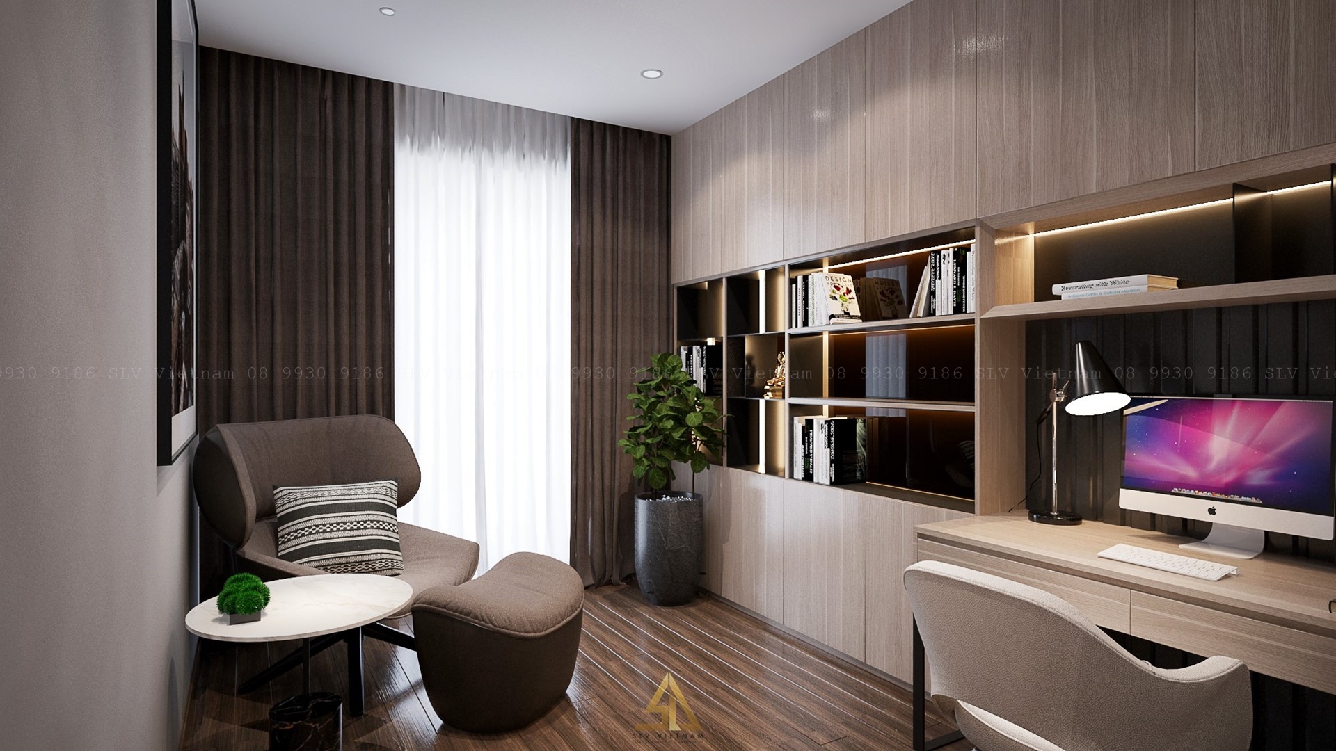 phòng làm việc chung cư feliz en vista