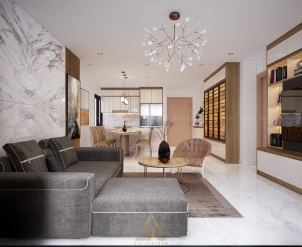 Thiết kế nội thất căn hộ Sunwah Pearl
