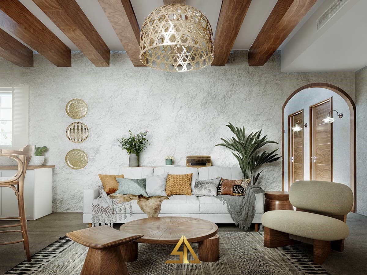 Khái niệm về phong cách thiết kế Rustic (Nguồn ảnh: sưu tầm)