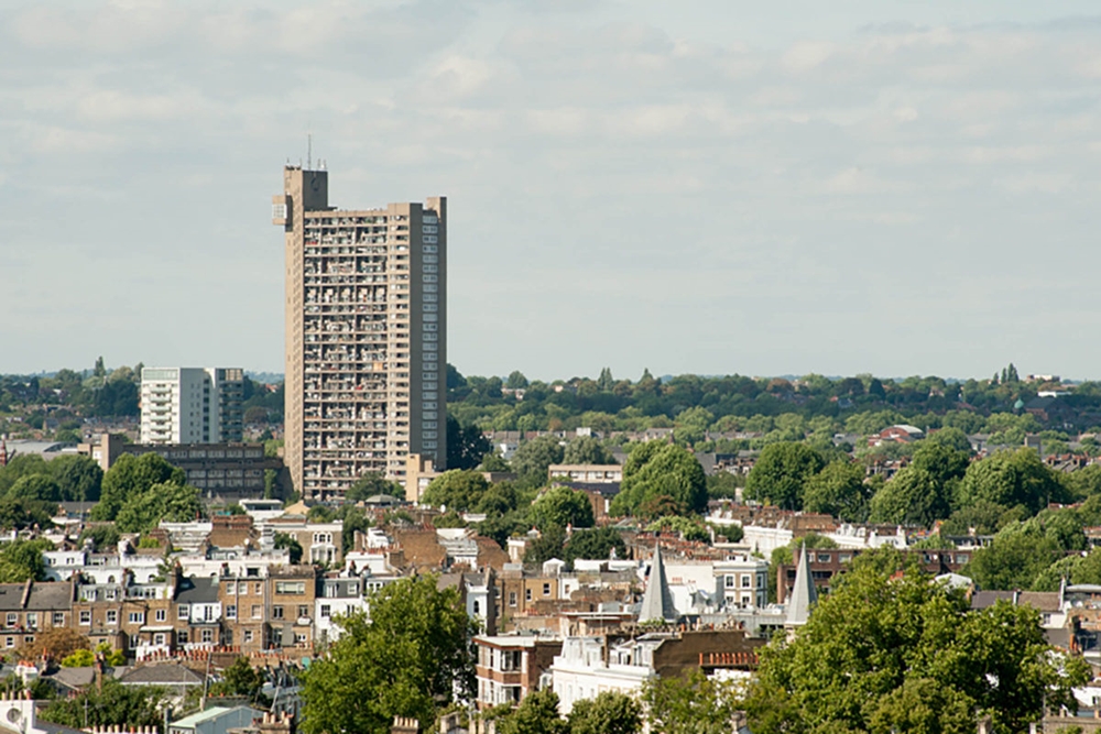 Tháp Trellick, London mang phong cách Brutalism