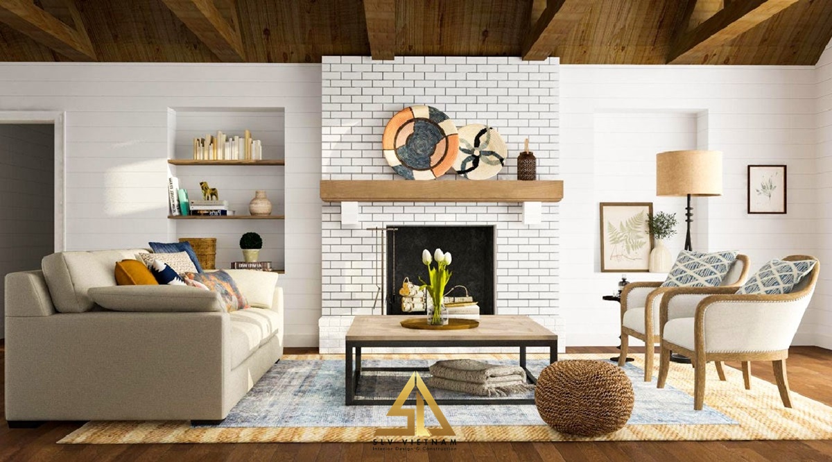Phong cách thiết kế Rustic tạo nên sự nhẹ nhàng (Nguồn ảnh: sưu tầm)