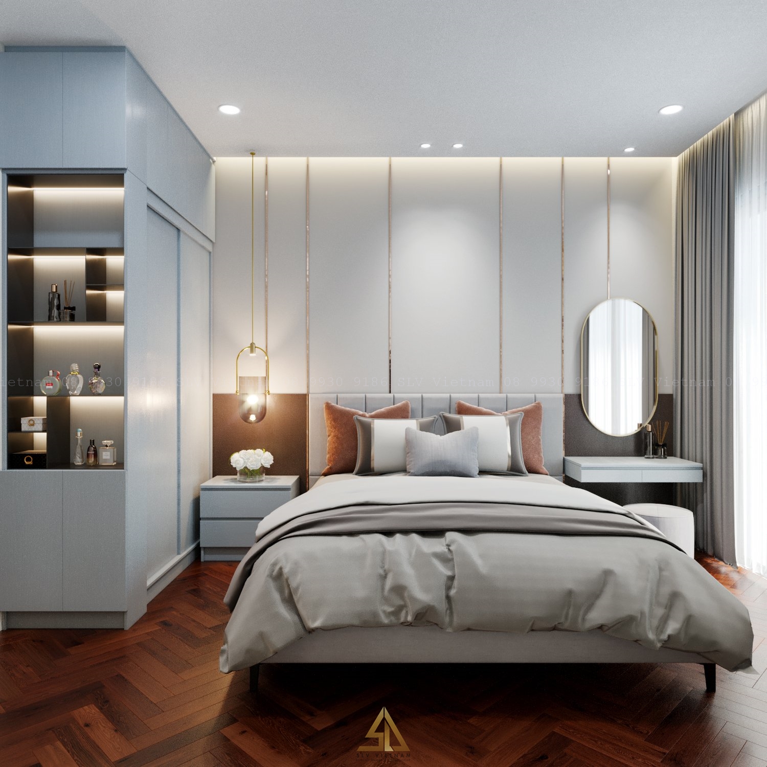 Thiet-ke-noi-that-can-ho-2-phong-ngu-The-Peak-Midtown-view-phong-ngu-chinh-2