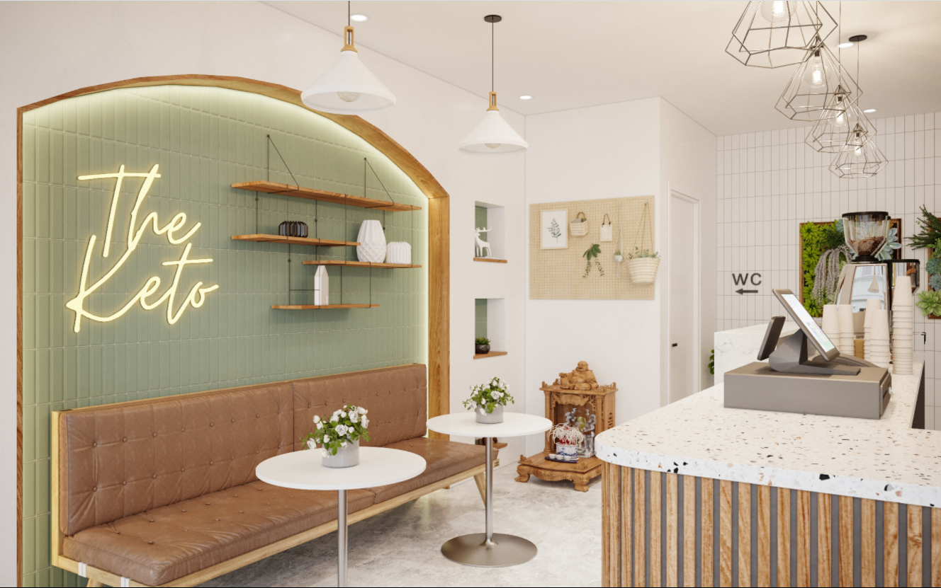 Thiết kế nội thất quán cà phê đẹp 2021