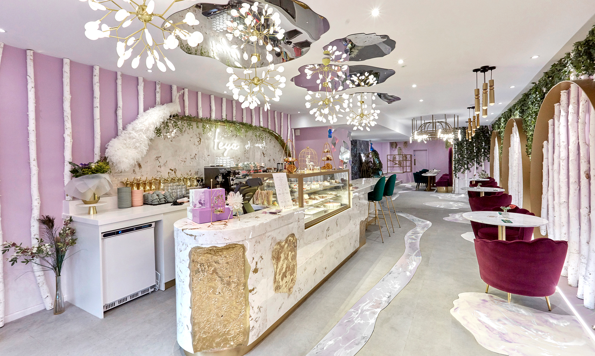 thiết kế nội thất quán cafe