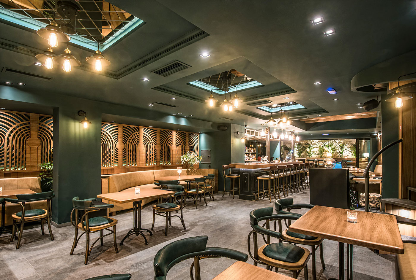 thiết kế nội thất quán cafe