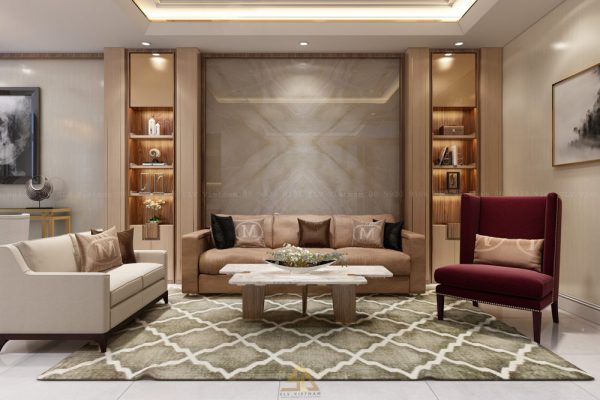 Thiết kế thi công nội thất biệt thự quận 2