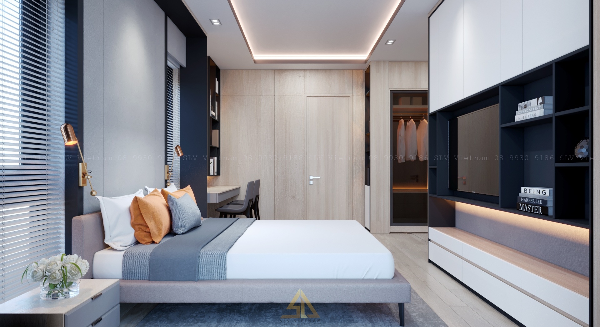 Xu-huong-thiet-ke-noi-that-nha-pho-phong-ngu-2-chat-lieu-go-am-ap