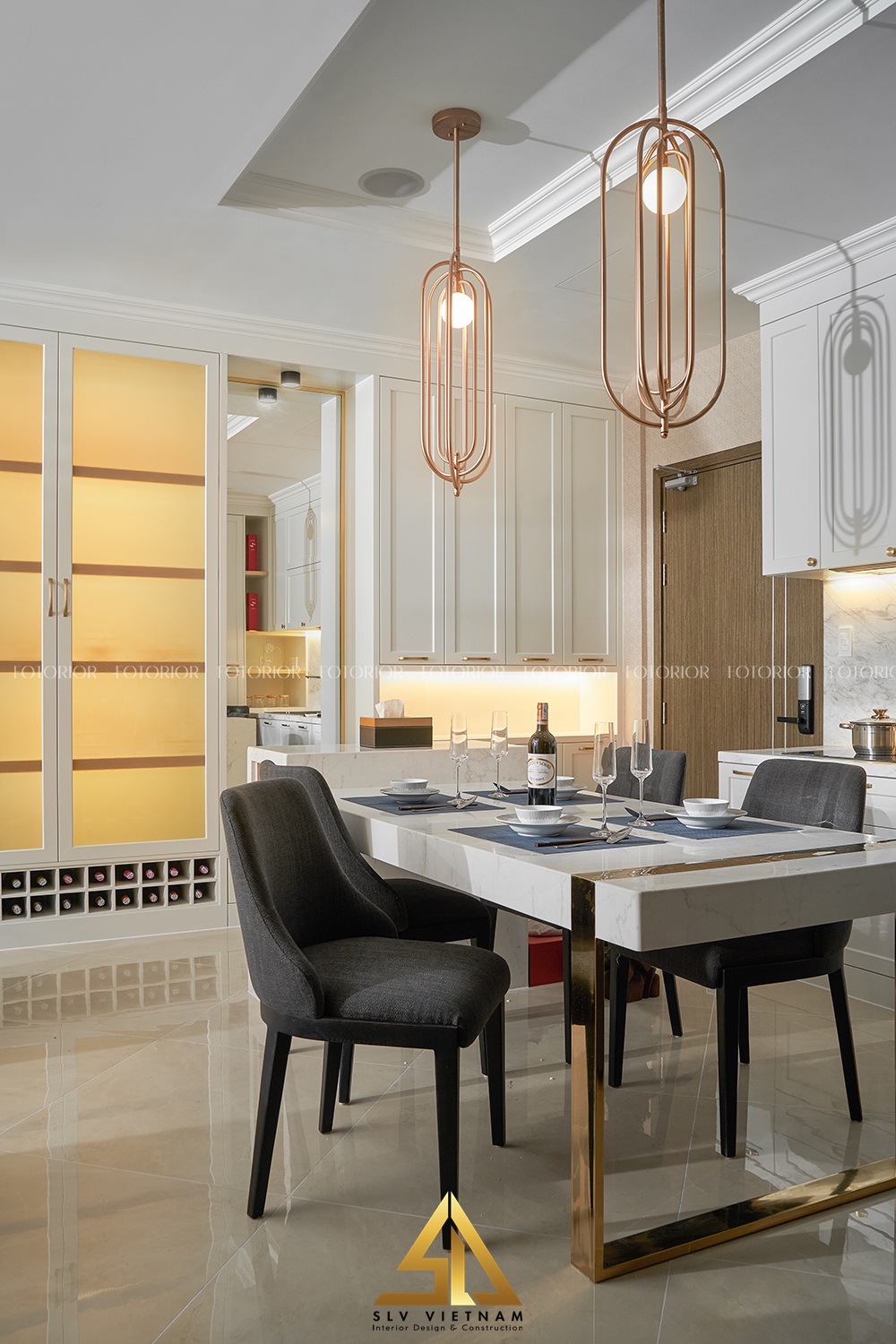 View phòng bếp 1 - Nội thất chung cư Jamila Khang Điền