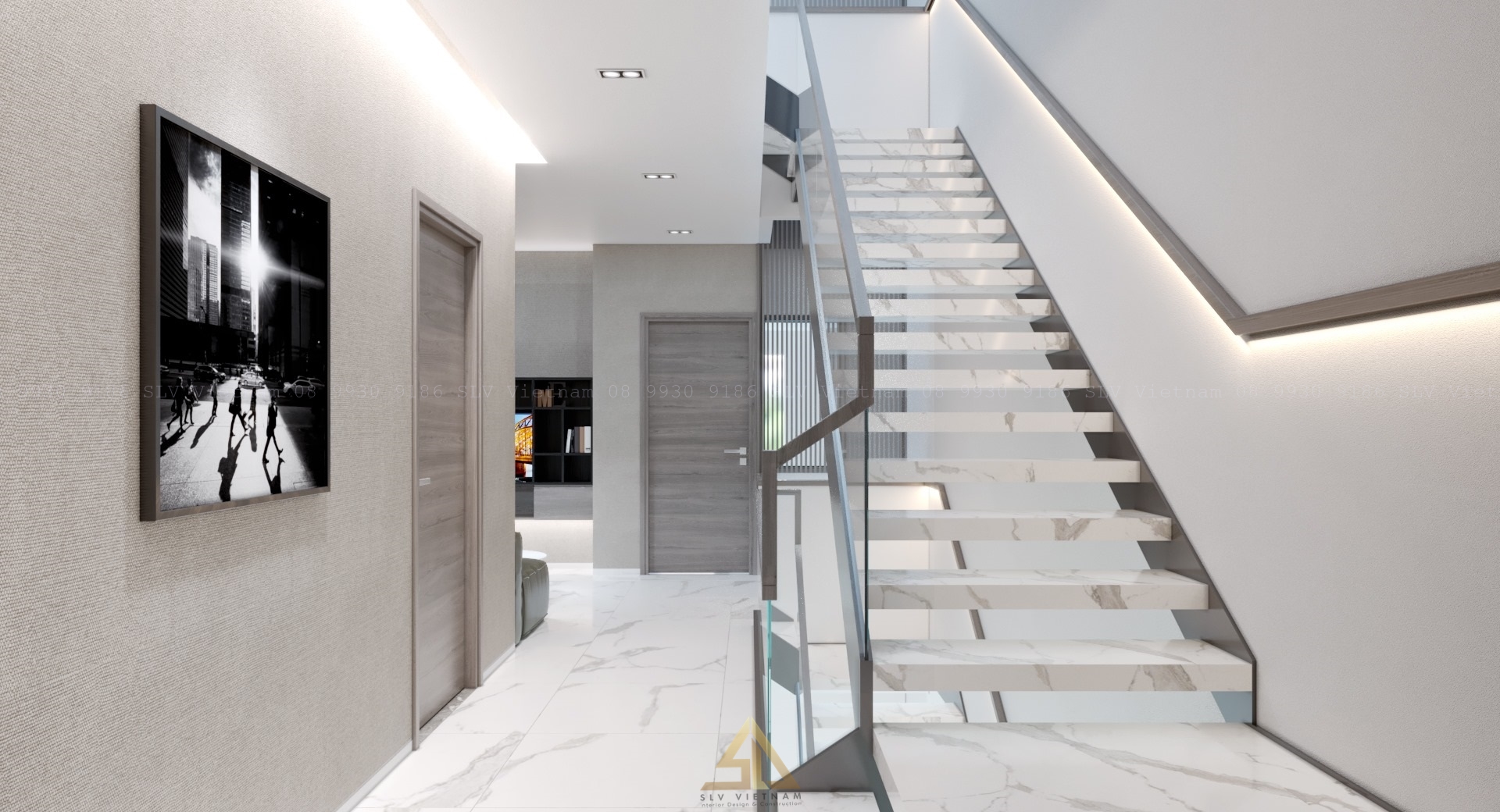 Thiet-ke-noi-that-tiem-vang-trang-suc-cau-thang-phong-cach-hien-dai