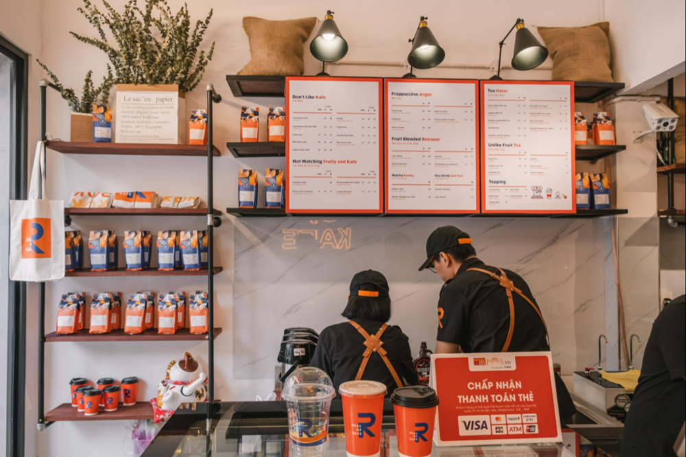 Báo giá thiết kế nội thất quán cafe