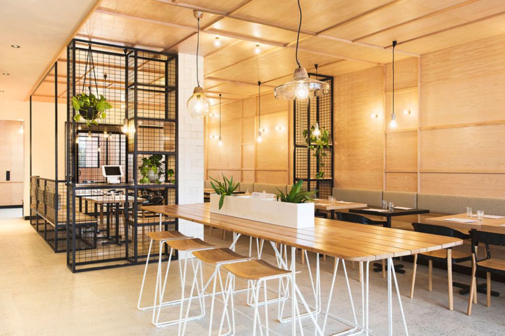 các phong cách thiết kế nội thất quán cafe