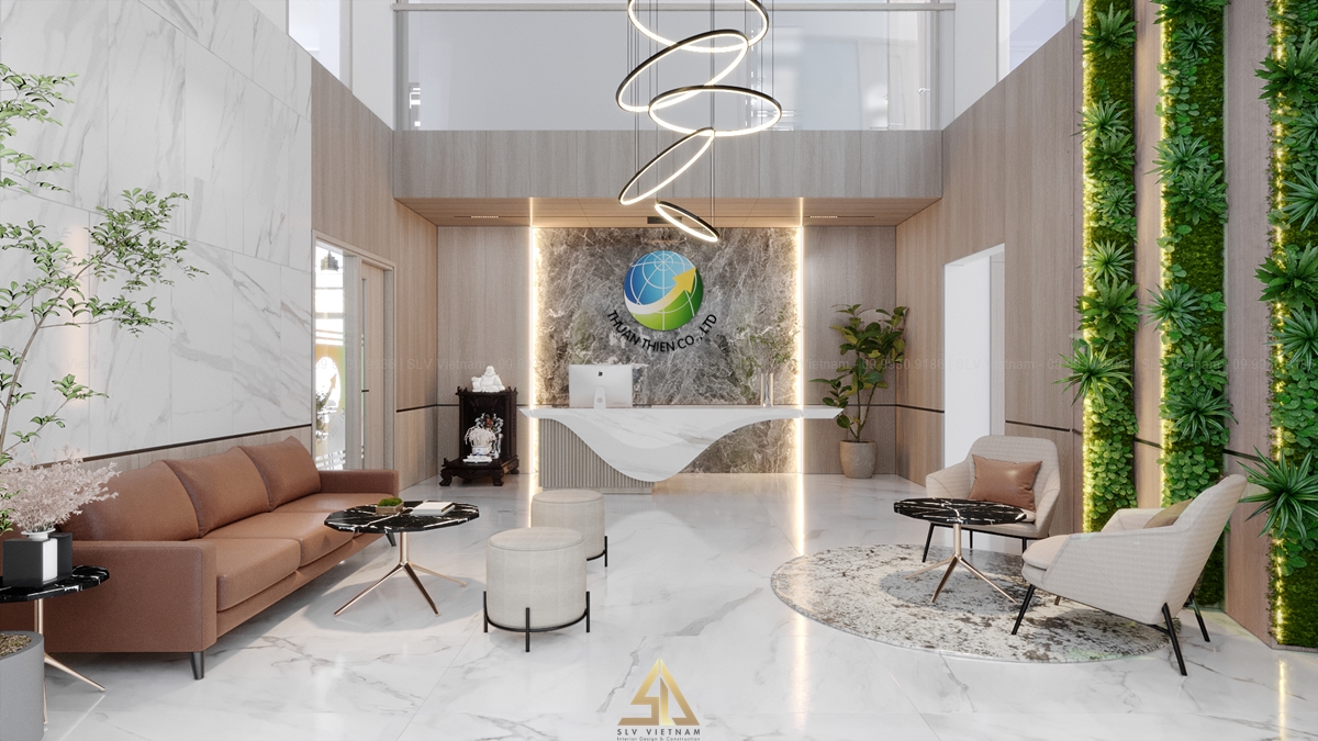 Các hạng mục trong thi công văn phòng trọn gói (Nguồn ảnh: SLV Vietnam)