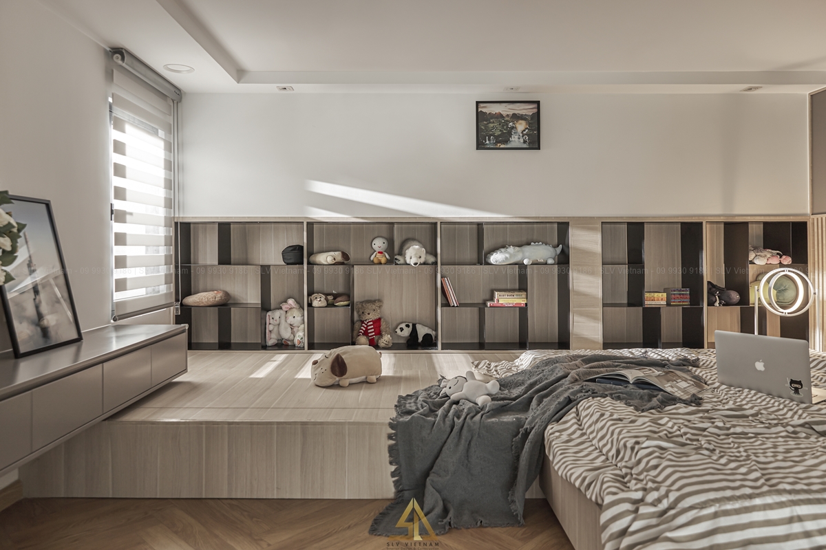 Phòng ngủ ngập tràn ánh sáng tự nhiên (Nguồn ảnh: SLV Vietnam)