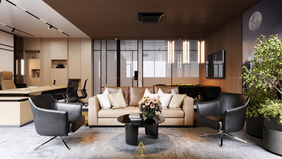 Công năng của nội thất văn phòng hiện đại (Nguồn ảnh: SLV Vietnam)