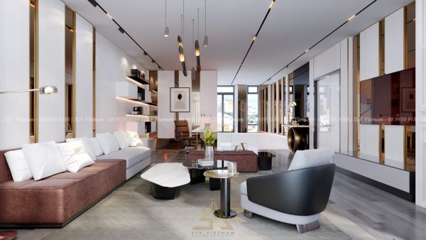 Thiết kế thi công nội thất biệt thự Lavila Nhà bè