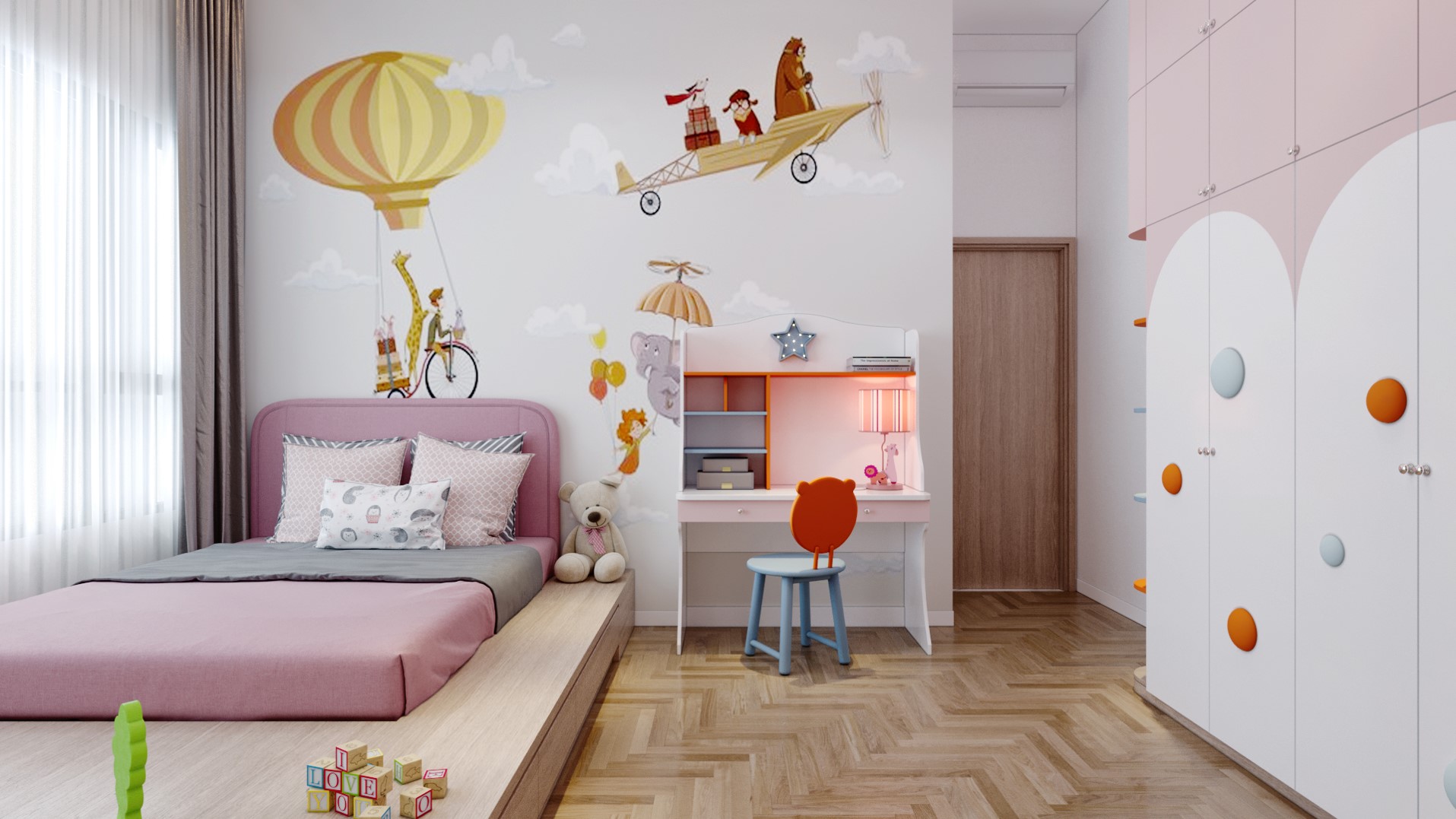 Thiet ke noi that chung cu 3 phong ngu The View Riviera Point - View 2 phong ngu 2