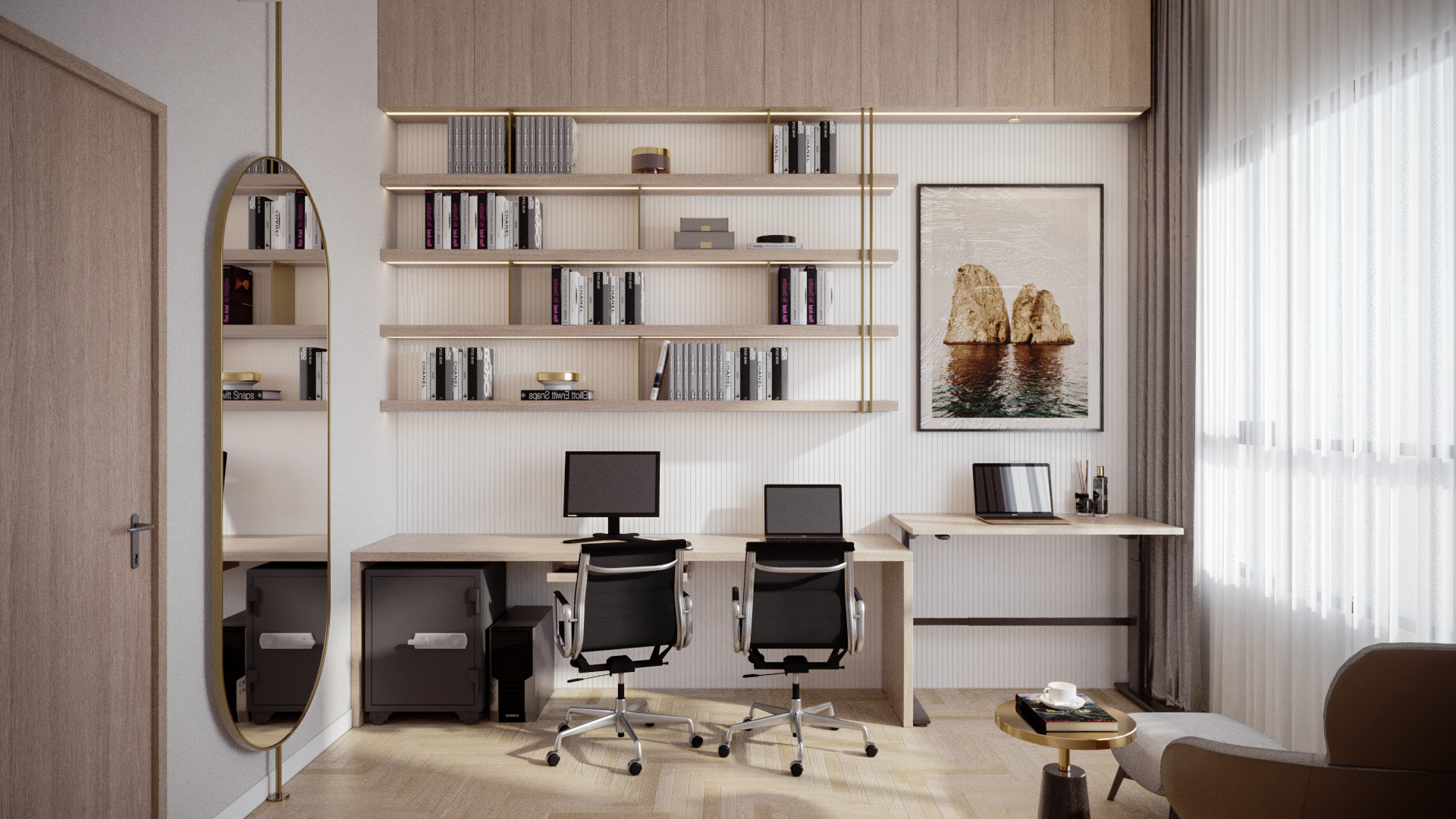  Thiet ke mau can ho the view riviera point - View phong lam viec 1