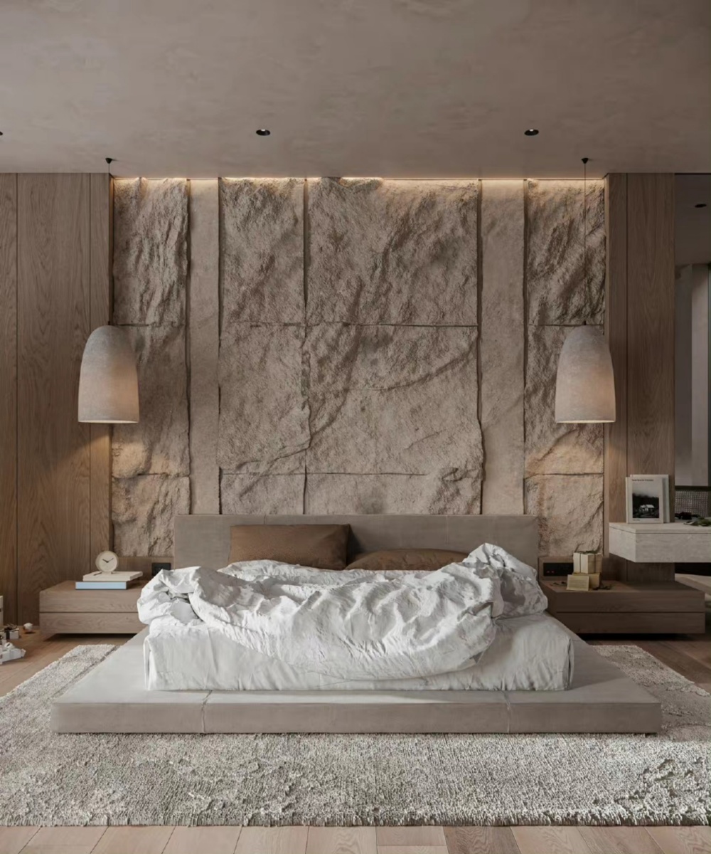 Chất liệu đơn sơ của nội thất wabi sabi