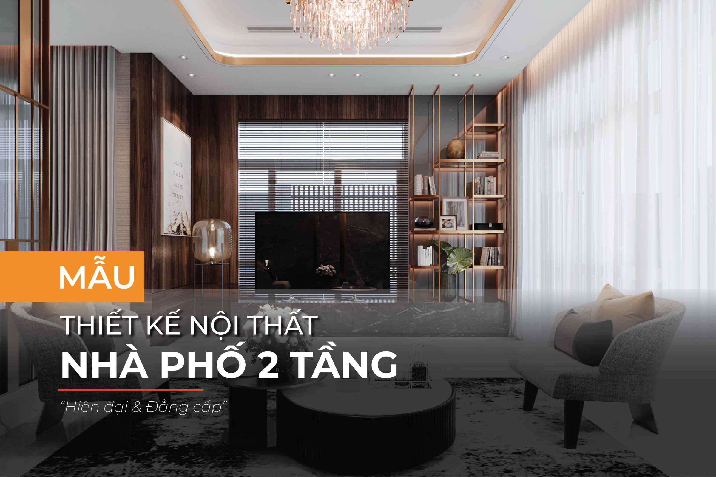 Mẫu nhà phố 2 tầng hiện đại
