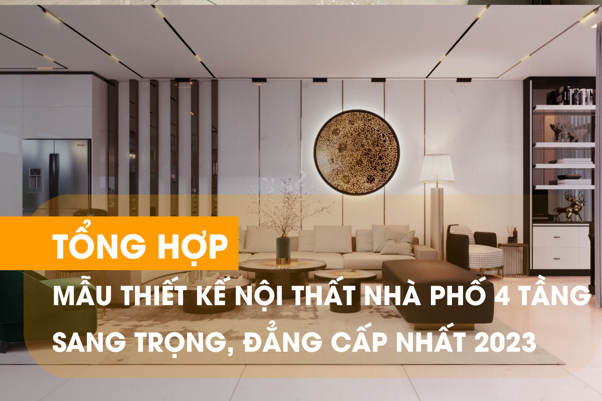 Mẫu thiết kế nhà phố 4 tầng đẳng cấp