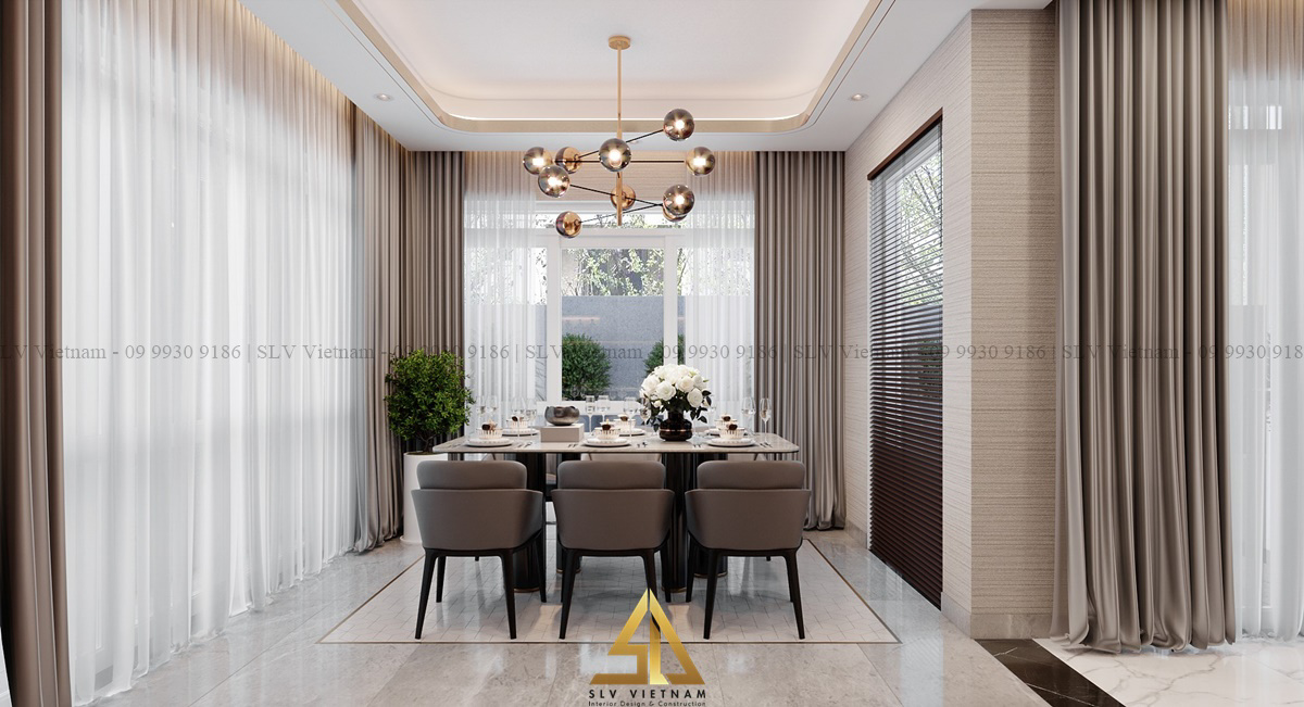 Bố trí cây xanh giúp không gian mát mẻ (Dự án của SLV Vietnam)