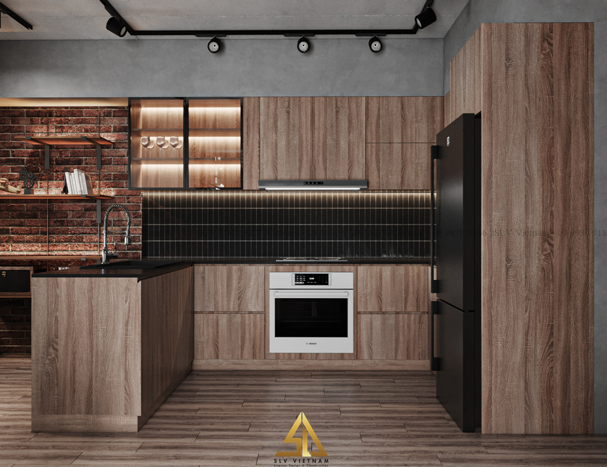 Quầy bar phong cách Industrial (Dự án của SLV Vietnam)