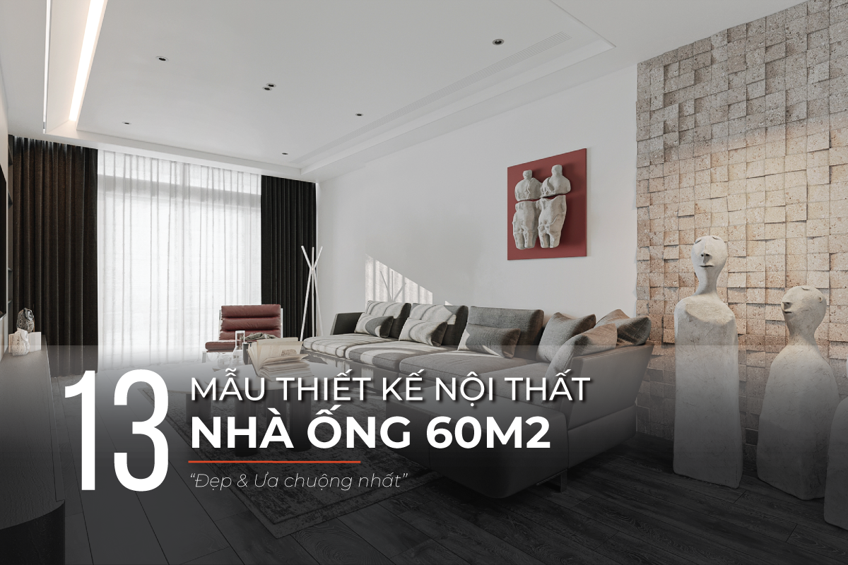 Thiết kế nhà ống 60m2