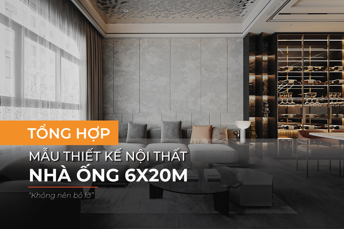 Thiết kế nhà ống 6x20m