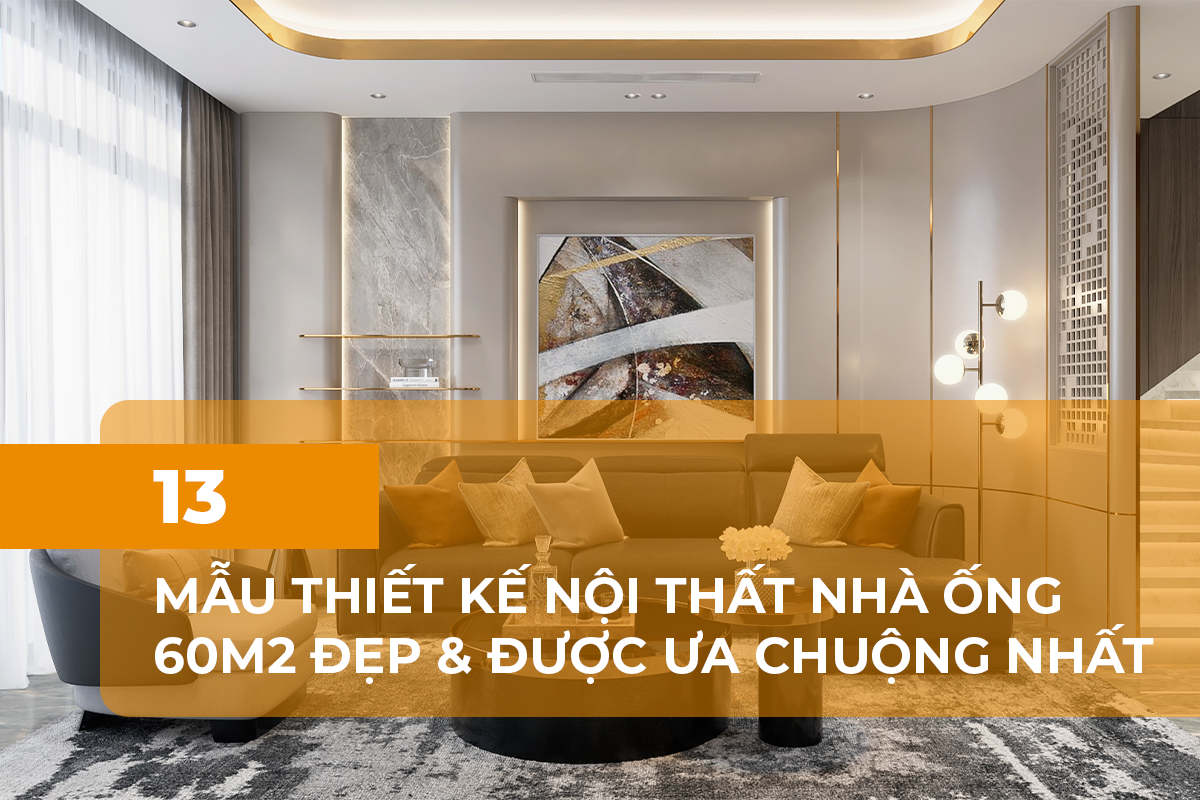 Thiết kế nhà ống 60m2