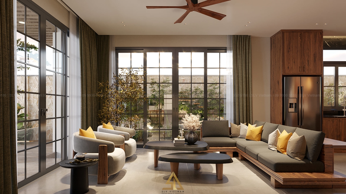 Thiết kế nội thất phong cách Zen ấn tượng (Nguồn ảnh: SLV Vietnam)