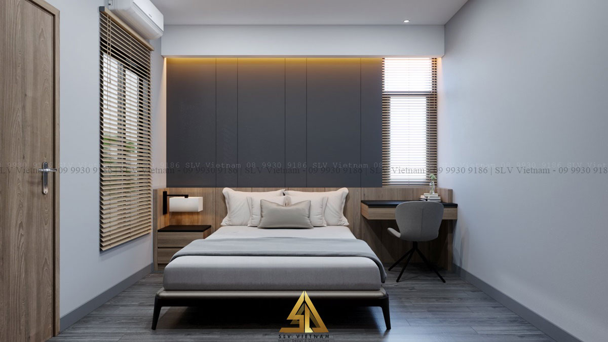 Phòng ngủ phong cách Minimalism (Dự án của SLV Vietnam)