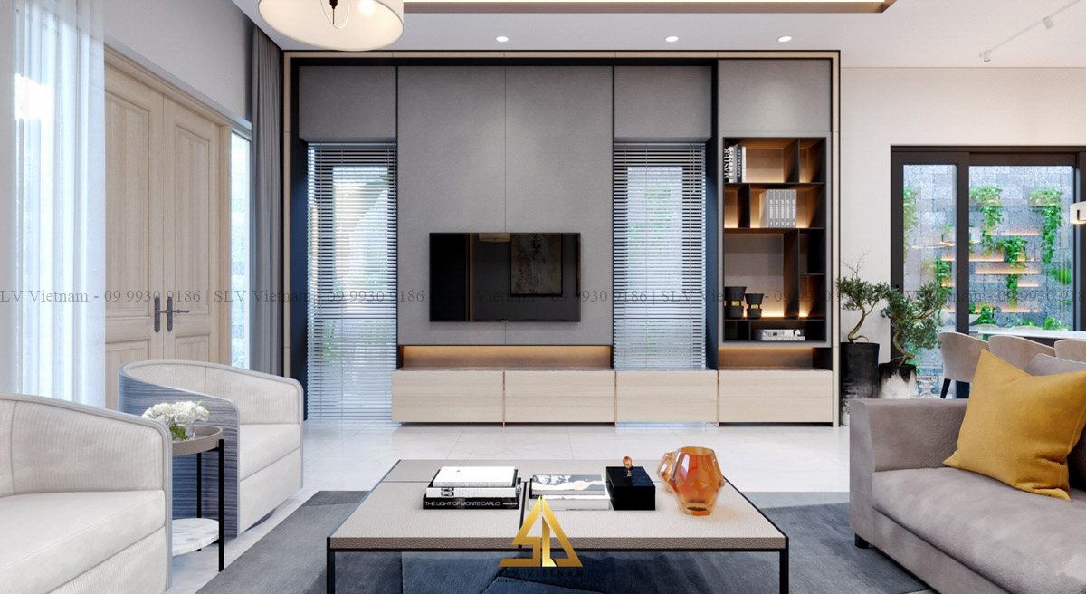 thiết kế nội thất trong nhà ống
