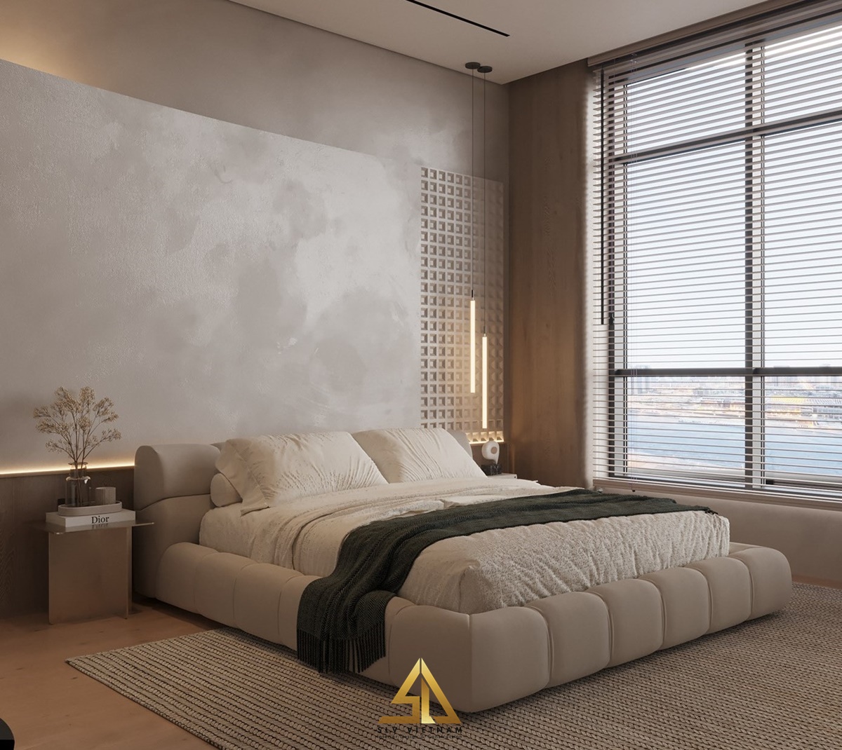 Cửa sổ lớn đón nhận ánh sáng tự nhiên (Nguồn ảnh: sưu tầm)