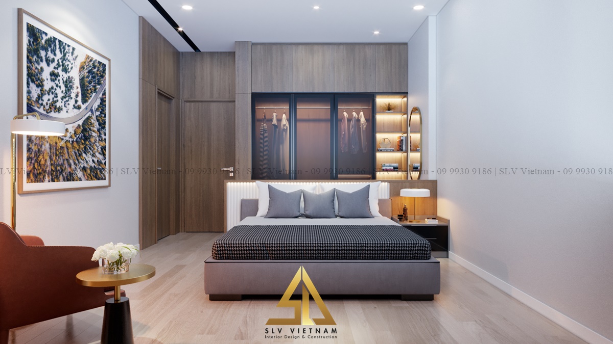 Đường nét nội thất đơn giản mà hiện đại (Dự án của SLV Vietnam)
