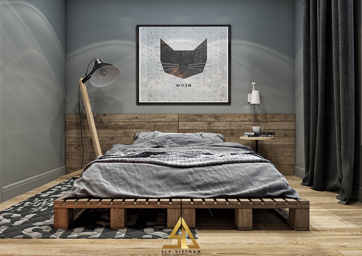 Giường pallet dần trở thành xu hướng được nhiều người lựa chọn (Nguồn ảnh: Sưu tầm)