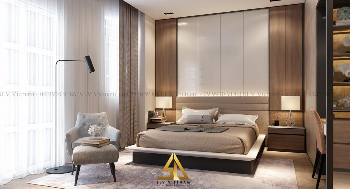 Hiệu ứng sáng tôn lên vẻ đẹp phòng ngủ (Dự án của SLV Vietnam)