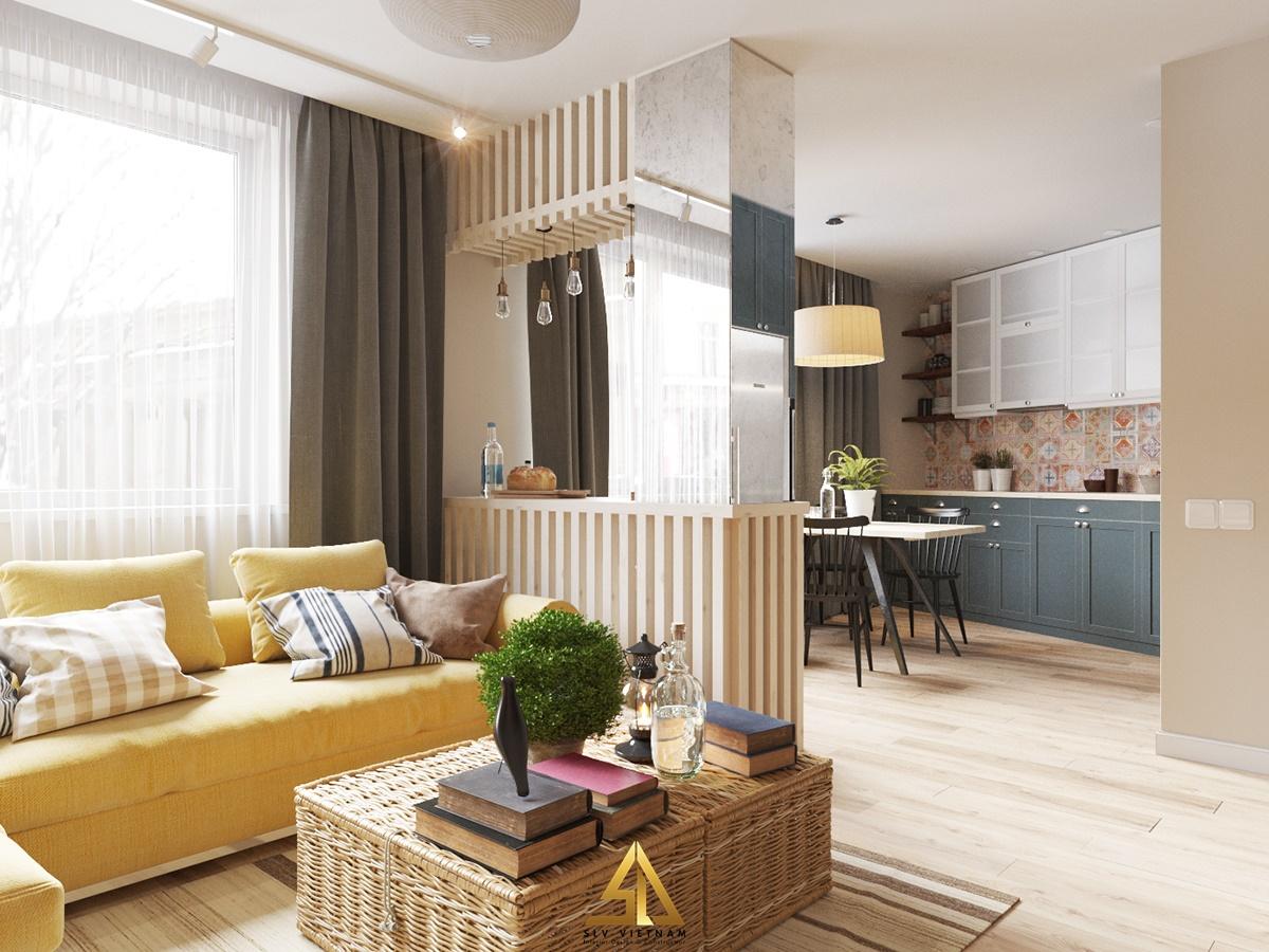 Ốp gương cho quầy bar để tăng diện tích