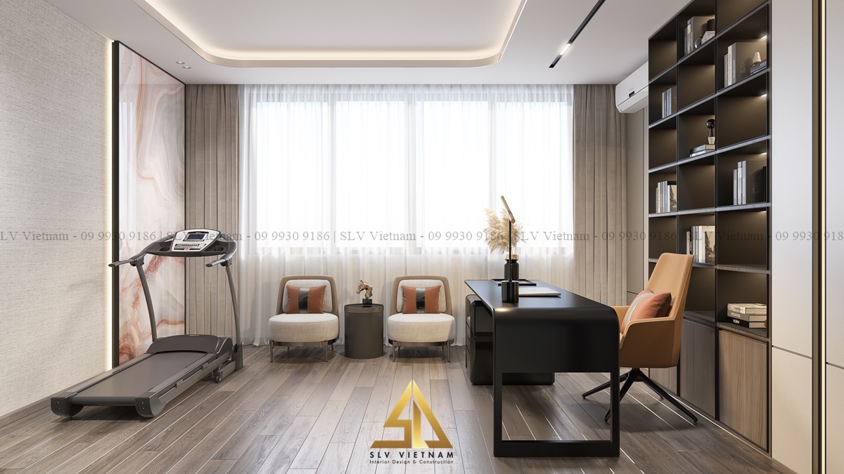 Phòng làm việc hiện đại và công nghệ (Dự án của SLV Vietnam)