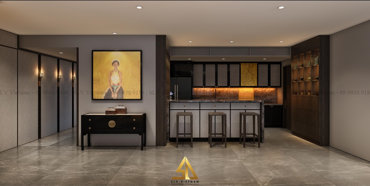 Quầy bar ấm cúng