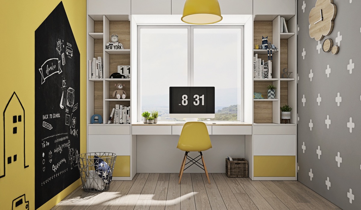 Sử dụng màu sắc tươi sáng là điểm cần lưu ý trong thiết kế của bé (Nguồn ảnh: sưu tầm)