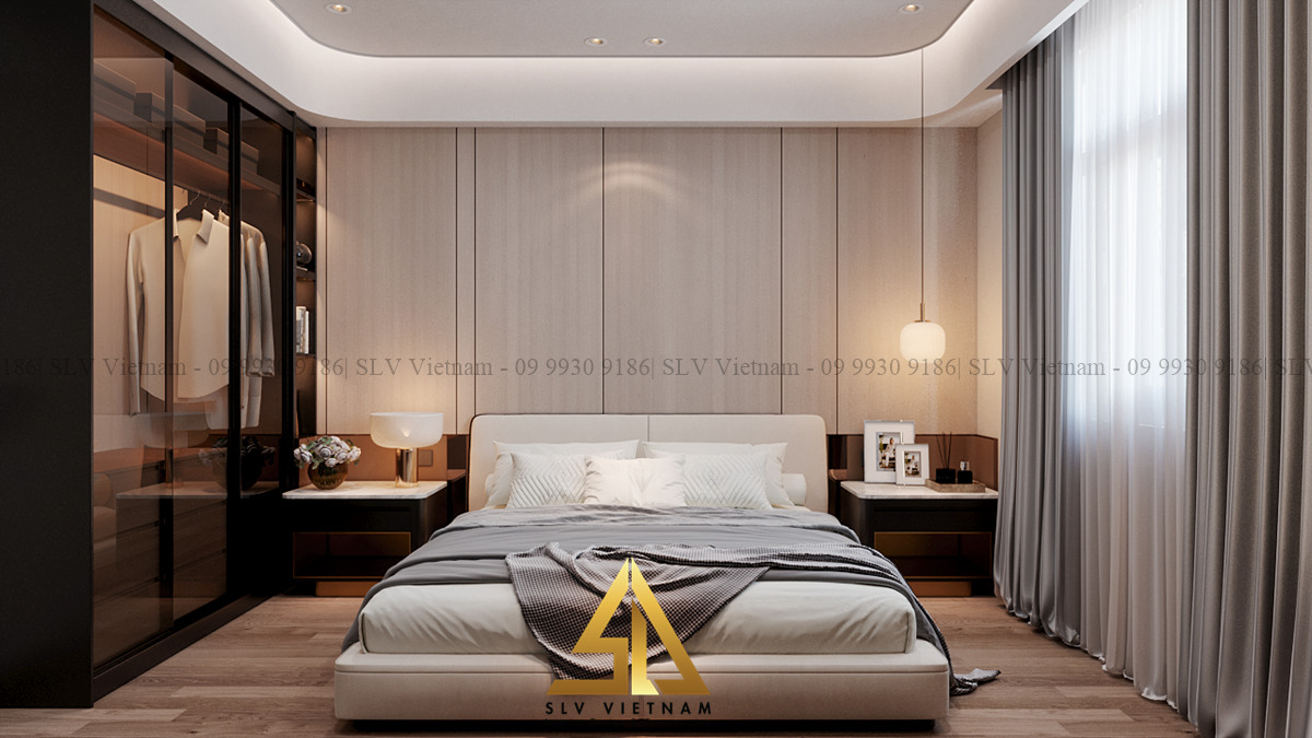 Sử dụng những đồ nội thất nhiều chi tiết để tạo nên không gian đầy cảm hứng (Dự án của SLV Vietnam)