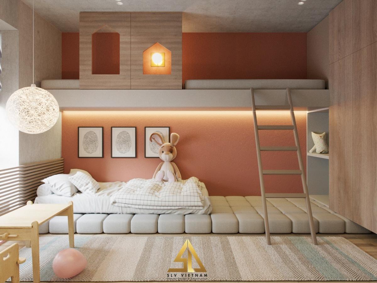 Tạo điểm nhấn cho phòng ngủ bằng màu sắc (Nguồn ảnh: sưu tầm)