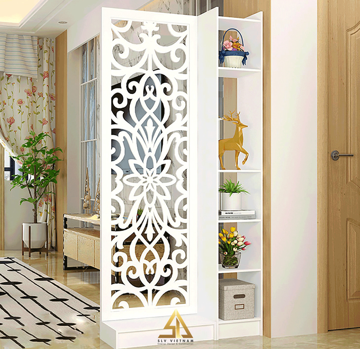 Tạo sự thông suốt bằng vách ngăn đơn giản