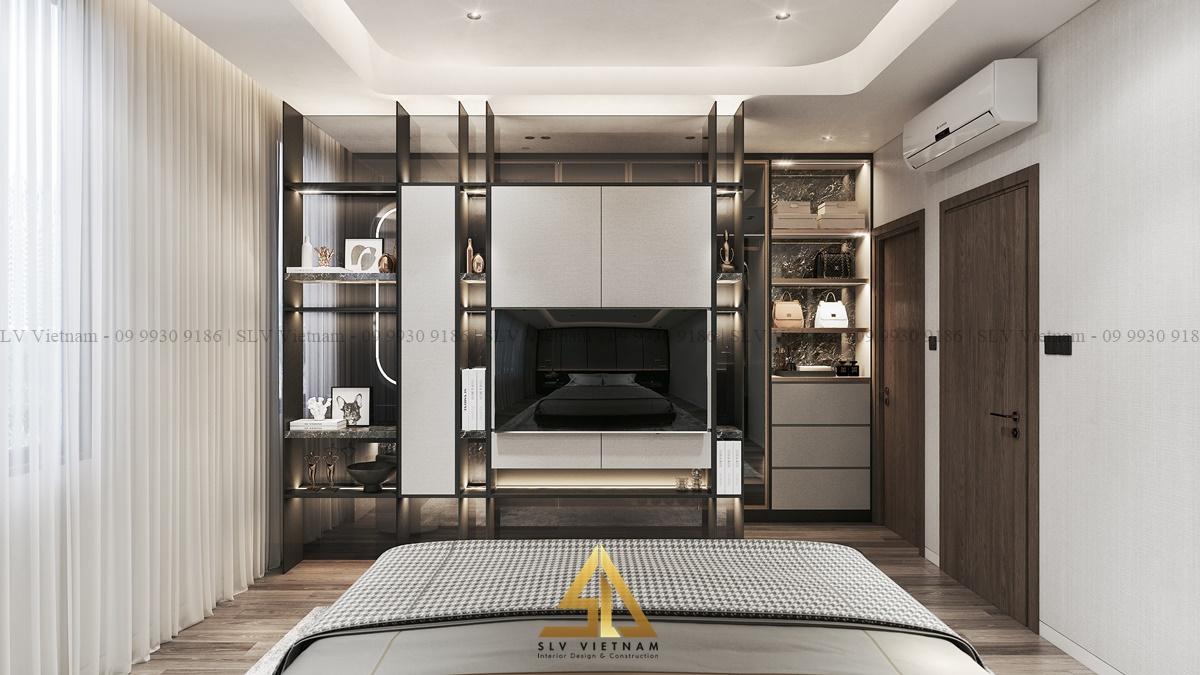 Thiết kế màu sắc đồng bộ cho căn phòng (Dự án của SLV Vietnam)