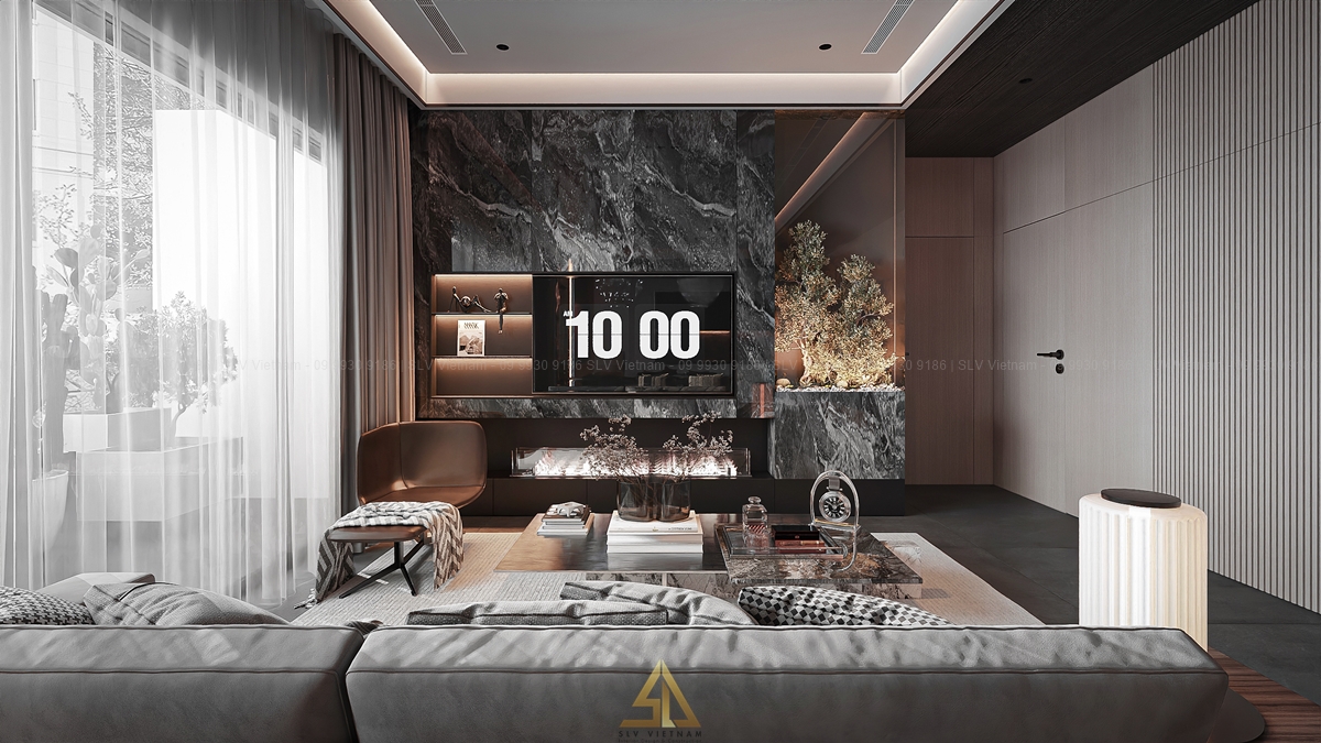 Lựa chọn chất liệu bàn trà phù hợp phong cách tổng thể (Nguồn ảnh: SLV Vietnam)